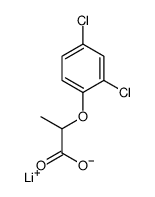 lithium 2-(2,4-dichlorophenoxy)propionate结构式