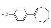 (Z)-6,7-dihydro-2-p-tolyl-5H-1,4-dithiepine结构式