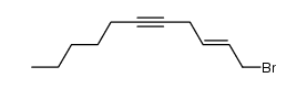 (E)-1-bromoundec-2-en-5-yne Structure