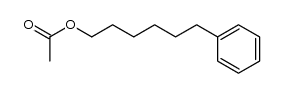 6-phenylhexyl acetate Structure