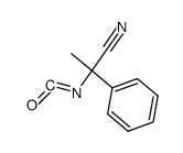 racem-α-Methyl-α-cyan-benzylisocyanat结构式