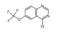 4-chloro-6-trifluoromethoxyquinazoline Structure