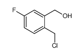 Benzenemethanol, 2-(chloromethyl)-5-fluoro- (9CI) structure