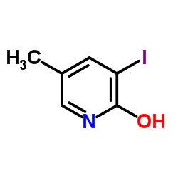 3-碘-5-甲基吡啶-2-醇结构式