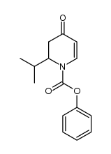 phenyl 2-isopropyl-4-oxo-3,4-dihydropyridine-1(2H)-carboxylate结构式