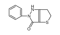 2-phenyl-5,6-dihydro-1H-thieno[3,2-c]pyrazol-3-one结构式