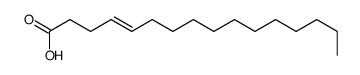 hexadec-4-enoic acid Structure