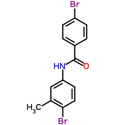 4-Bromo-N-(4-bromo-3-methylphenyl)benzamide Structure