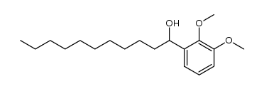 1-(2,3-dimethoxyphenyl)-1-undecanol结构式