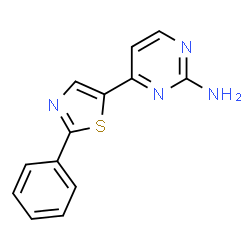 4-(2-Phenyl-1,3-thiazol-5-yl)-2-pyrimidinamine structure