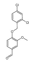 4-(2,4-DICHLORO-BENZYLOXY)-3-METHOXY-BENZALDEHYDE结构式