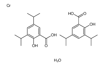 bis(3,5-diisopropylsalicylato-O1,O2)hydroxychromium结构式