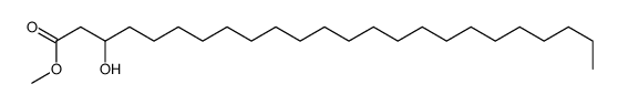 methyl 3-hydroxytetracosanoate Structure