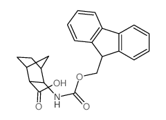 3-(9H-fluoren-9-ylmethoxycarbonylamino)bicyclo[2.2.1]heptane-2-carboxylic acid structure