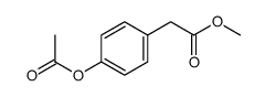 4-(Acetyloxy)benzeneacetic acid methyl ester Structure