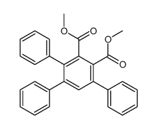 dimethyl 3,4,6-triphenylbenzene-1,2-dicarboxylate Structure