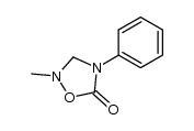 2-methyl-4-phenyl-[1,2,4]oxadiazolidin-5-one结构式