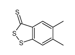 5,6-dimethyl-1,2-benzodithiole-3-thione Structure