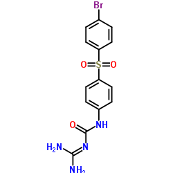 1-{4-[(4-Bromophenyl)sulfonyl]phenyl}-3-(diaminomethylene)urea Structure