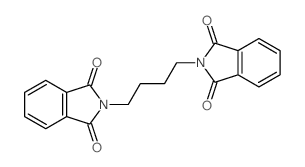2-[4-(1,3-dioxoisoindol-2-yl)butyl]isoindole-1,3-dione结构式