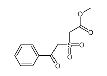 methyl 2-phenacylsulfonylacetate结构式