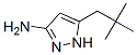 1H-Pyrazol-3-amine,5-(2,2-dimethylpropyl)- structure