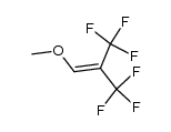 1-methoxy-2-trifluoromethyl-3,3,3-trifluoropropene Structure