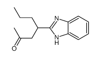 4-(1H-benzimidazol-2-yl)heptan-2-one结构式