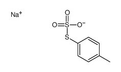 4-tolylthiosulfuric acid结构式