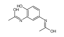 N-(3-acetamido-4-hydroxyphenyl)acetamide Structure