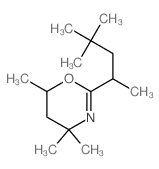 4,4,6-Trimethyl-2-(1,3,3-trimethylbutyl)-5,6-dihydro-4H-1,3-oxazine Structure