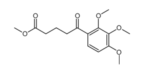 5-(2,3,4-trimethoxy-phenyl)-5-oxo-pentanoic acid methyl ester结构式