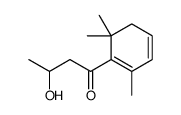 3-hydroxy-1-(2,6,6-trimethylcyclohexa-1,3-dien-1-yl)butan-1-one结构式