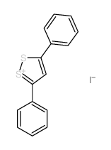 3,5-diphenyldithiol-1-ium,iodide结构式