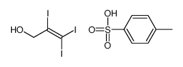 4-methylbenzenesulfonic acid,2,3,3-triiodoprop-2-en-1-ol Structure