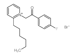 1-(4-fluorophenyl)-2-(2-hexyl-2H-pyridin-1-yl)ethanone结构式