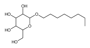 2-(hydroxymethyl)-6-octoxyoxane-3,4,5-triol结构式