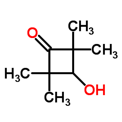 3-Hydroxy-2,2,4,4-tetramethylcyclobutanone结构式
