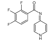 Benzamide, 2,3,4-trifluoro-N-4-pyridinyl- (9CI) structure