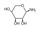 beta-D-Lyxopyranosylamine (9CI) structure