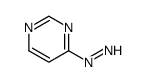 Pyrimidine, 4-diazenyl- (9CI)结构式
