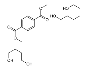 butane-1,4-diol,dimethyl benzene-1,4-dicarboxylate,hexane-1,6-diol Structure