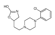5-[2-[4-(2-chlorophenyl)piperazin-1-yl]ethyl]-1,3-oxazolidin-2-one Structure