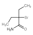 2-溴-2-乙基丁酰胺结构式