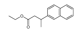(+/-)-ethyl 3-(2-naphthyl)butanoate结构式