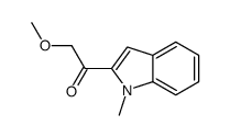 2-methoxy-1-(1-methylindol-2-yl)ethanone结构式