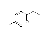 4-methylhept-3-ene-2,5-dione Structure