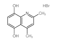 8-hydroxy-2,4-dimethyl-1H-quinolin-5-one结构式