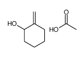 acetic acid,2-methylidenecyclohexan-1-ol Structure