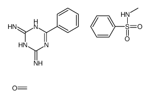formaldehyde,N-methylbenzenesulfonamide,6-phenyl-1,3,5-triazine-2,4-diamine结构式